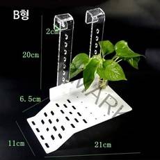 영아쿠아 영아쿠아 걸이식 아크릴 거북이 쉼터 놀이터 섬 B-TYPE