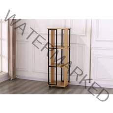 낮은 선반 이동식 북타워 회전 책장