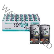 연세 검은참깨두유200ml 24팩 고소한맛 매일, 24개, 200ml