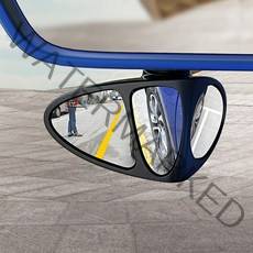 삼에스 3S 사각지대 보조미러 주차보조미러 초보운전 백미러, 보조미러-블랙-운전석(낱개)