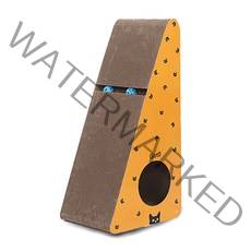 가또 킹삼각 고양이 스크래쳐 특대 70cm, 옐로, 1개