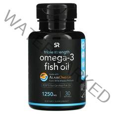 스포츠리서치 Omega 3 피쉬오일 Triple Strength 1250 mg 30 소프트젤