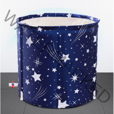 반올림 뜨끈이 접이식 간이 욕조 고급형, 1개