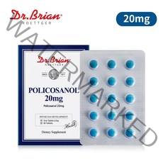 닥터브라이언 사탕수수 폴리코사놀 20mg 90타블렛/ 콜레스테롤/HDL/LDL, 1box