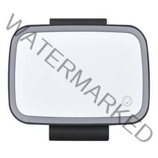 라이프란스 차량용 LED 선바이저 미러 메이크업 화장 거울, 블랙