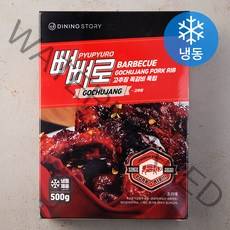 다이닝스토리 뼈뼈로 고추장 쪽갈비 폭립 (냉동), 500g, 1개