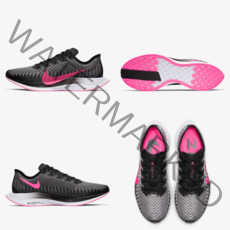(해외배송) 100스퀘어 나이키 줌 페가수스 터보 2 블랙 핑크 AT2863-007 Black.Atmosphere Grey.White.Pink Blast