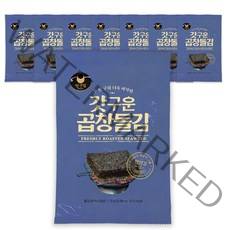 만전김 갓구운 곱창돌김 전장, 25g, 8개