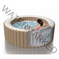 인텍스 INTEX PURE 버블 마사지 스파 4인 6인용 인덱스 반신욕 야외 노천탕 가정용 펜션, 4인용