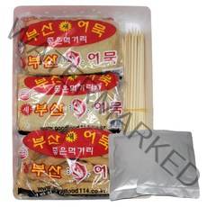 좋은먹거리 부산어묵 꼬지만들기 세트 어묵 오뎅, 1800g, D세트 사각어묵 20개 / 둥근어묵 40개