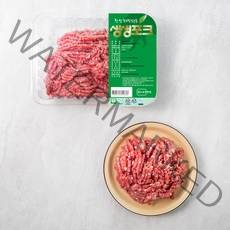 생생포크 한돈 무항생제 인증 뒷다리 다짐육 (냉장), 500g, 1팩