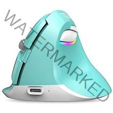 [미국출고] 버티컬 마우스 fasbel 무선 블루투스 세로형 마우스 충전식 무소음, 초록