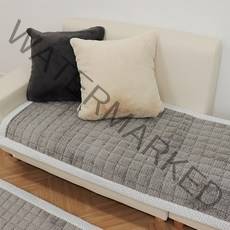 집에 줄리 초극세사 소파패드, 그레이