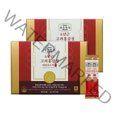 청춘백서 홍삼 6년근 고려홍삼정 데일리스틱 진, 10g, 2박스(60포)