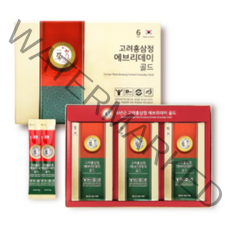 6년근 고려홍삼정 에브리데이 골드 30p + 쇼핑백, 300g, 4세트