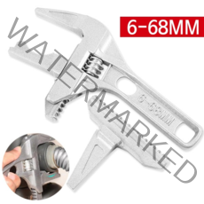 세면대전용 6-68MM 와이드 2IN1 몽키스패너A6 배관용 너트 수도용몽키 초경량설계, A6 몽키스패너 1개
