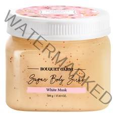 부케가르니 슈가 바디스크럽 화이트머스크향, 500g, 1개