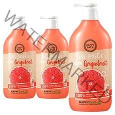 해피바스 자몽 에센스 쿨링 바디워시 900ml, 3개