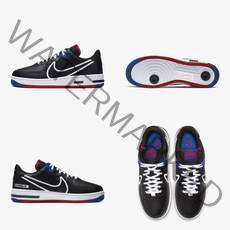 (해외배송) 100스퀘어 나이키 에어 포스 1 리액트 블랙 블루 CT1020-001 Black.White.Gym Red-Gym Blue
