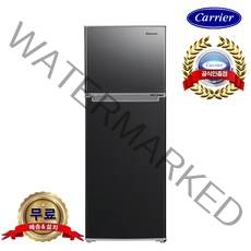 캐리어 클라윈드 소형 냉장고 CRFTD182BDE 182L 방문설치, 블랙 메탈, CRF-TD182BDE