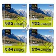 이지밥 핫앤쿡 쇠고기비빔밥, 120g, 4개