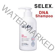 셀렉스 DNA 탈모샴푸 탈모완화 식약처 인증 기능성 남성 여성탈모샴푸 두피 모근관리 콜라겐 비오틴 병풀 동충하초 후박추출물 천연 유래 계면활성제 비교 추천, 500ml