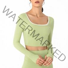 필라테스 커버업 집업 상의 홀터넥 가디건 요가 자켓 알로 유럽 및 미국 슬림 스포츠 탑