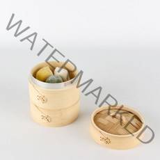 더담고 대나무미니찜기10cm l 만두찜통 l 딤섬찜기 l 2단찜기떡시루, 단일