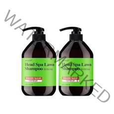 맥클린코스메틱 헤드스파 잔디 샴푸 지성용 블랙커런트 앤 로즈 향, 500ml, 2개