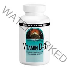 소스내츄럴스 비타민 D-3 5000 IU 캡슐, 240개입, 1개
