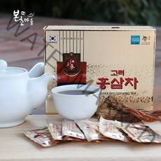 [본초마을] 홍삼차 50포 고려홍삼차 진생차 고려홍삼 홍삼가루 홍삼정 건삼 홍삼