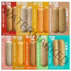 육식토끼 닭가슴살 소시지 120g 혼합구성 6팩 3+3, 카레맛3팩+훈제맛3팩