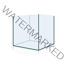 칸후 고퀄리티 아쿠아리움 유리 오픈어항 30큐브 25L, 혼합색상