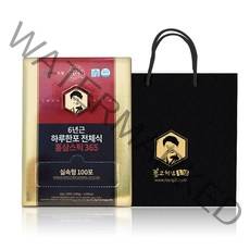 고철남홍삼 짜먹는 6년근 하루한포 전체식 홍삼스틱365 + 쇼핑백, 10g, 100개