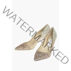 Jimmy Choo SHADED 글리터 ROMY 펌프스 9CM ROMY85/VNBROSEGOLDGO