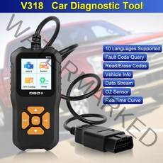 자동차진단기 차량스캐너 obd2 검사 엔진 시스템 읽기 정보 코드 리더 배터리 테스터, 없음