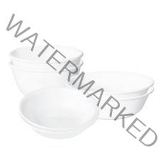 코렐 저스트화이트 2인 접시세트 6p, 1세트, 공기 2p + 대접 2p + 앞접시 2p