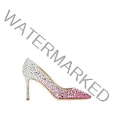 22FW JIMMY CHOO EMBELLISHED 패브릭 ROMY 85 펌프스 ROMY85XHC CANDYPINKMIX