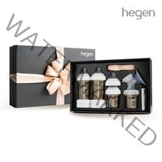 [헤겐] 모유수유 신생아젖병 선물세트(150ml2P+240ml2P+수동유축기+보관뚜껑4P), 상세 설명 참조, 상세 설명 참조