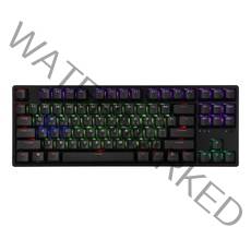 hacker 이중사출 RGB 텐키리스 무접점 게이밍 키보드 45g, KN01, 블랙