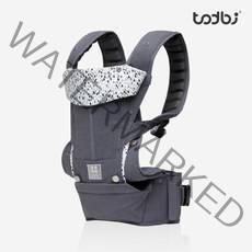 [토드비] 에어피셀 힙시트 올인원아기띠 세턴그레이, 색상:세턴그레이