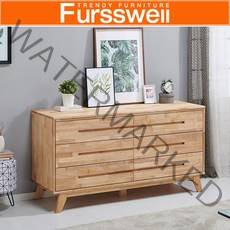 퍼스웰 노르센 고무나무원목 1500와이드3단서랍장(SI_146)