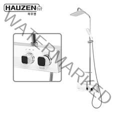 [고치고] 하우젠 A-3700(W) 출장설치 해바라기 레인 샤워기 수전 선반형 수전 수도꼭지, 1개