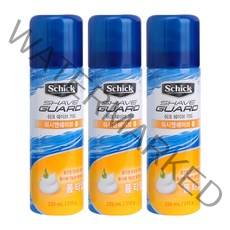 쉬크 쉐이브가드 워시앤쉐이브 쉐이빙폼 220ml X 3개 쉐이빙 폼
