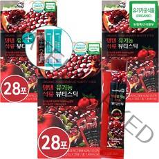석류콜라겐 탱탱 석류 콜라겐 젤리 뷰티 스틱 저분자콜라겐 부모님 선물 세트 20g 28포 + 사은품 증정, 3개