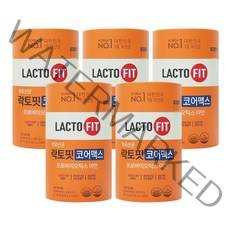 종근당건강 생유산균 락토핏 코어맥스 온가족 유산균 2g x 60포 (코어맥스), 5개