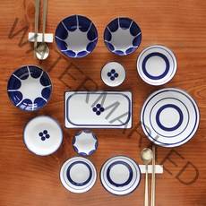 아라 수피아 2인 식기세트 11p, BLUE, 공기 2p + 대접 2p + 원접시 + 생선접시 + 찬기 대 + 중 2p + 종지 2p