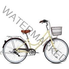 2022 K2BIKE 클래식 여성용자전거 쉘리26인치 7단 조립별도, 쉘리26형 브라운_조립+5종사은품(35000원추가)