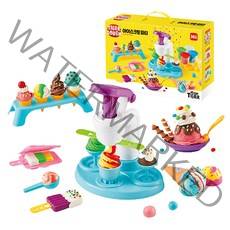 타이거도우 아이스크림 파티 유아용 클레이 세트, 혼합색상, 1세트