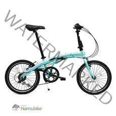 [키후] 오로라 KIHU AUORA 접이식 미니벨로 자전거, 미조립배송, 전체색:뉴트로아쿠아민트